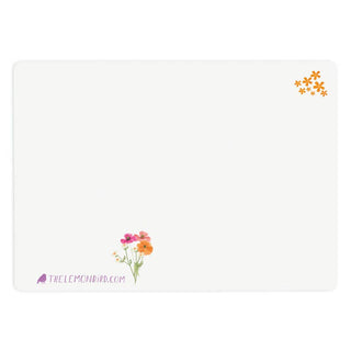 Card 'Cargo Bike Flowers' + text 'on to new adventures!'