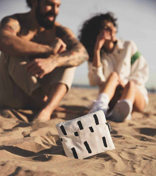 Original Black Brush – Bag Backpack Tote Gift Pattern White