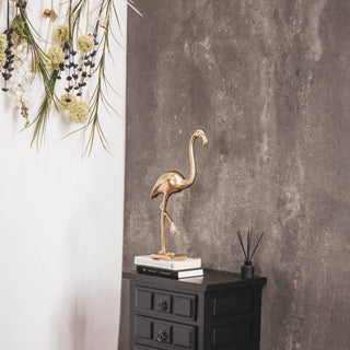 Flamingo- Gold- 12x10x49.5 cm