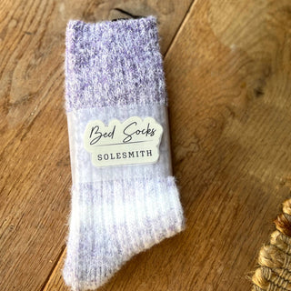 Ombre Bed Socks: Women's Purple Ombre 4-7