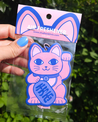 Maneki Neko Lucky Cat air freshener – Sakura scent