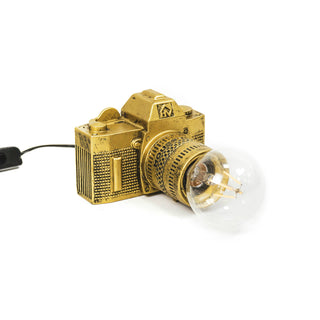 Housevitamin  Camera Lamp Gold -  15x12cm