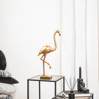 Flamingo- Gold- 12x10x49.5 cm