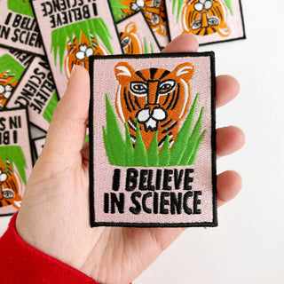 I Believe In Science Tiger Patch