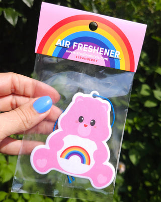 Pink Care Bear Air freshener – Strawberry Scent