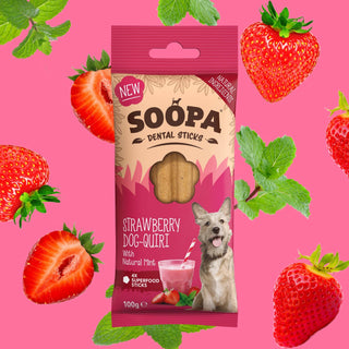 Strawberry Dog-Quiri Sticks: Single Pack
