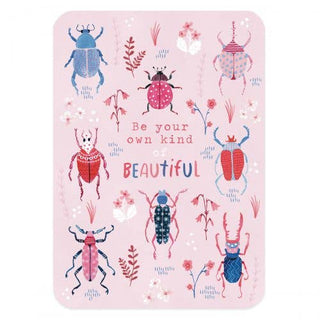 'Be Your Own Kind Of Beautiful' Beetles Card
