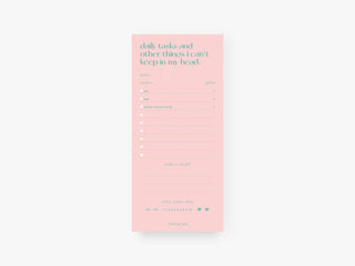 Notepad 'Things' pink