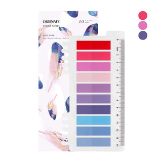 Lavender | Ordinate adhesive strips | Sticky Markers | Sticky Notes