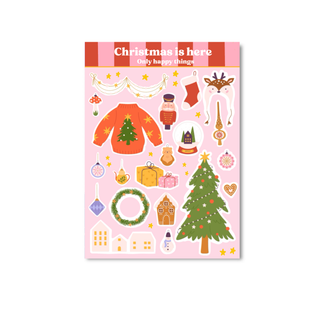 Stickersheet Christmas is here