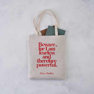 'I Am Fearless' Mary Shelley Tote Bag