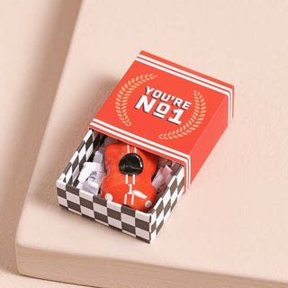 Tiny Matchbox Ceramic Token: Racing Car