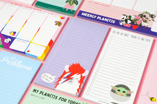 David Bowie Llama to do list notepad