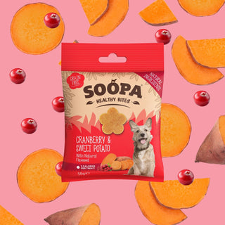 Cranberry & Sweet Potato Dog Treats: Single Pack