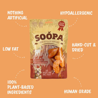 Natural Sweet Potato Dog Chews: Single Pack