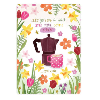 Map let's go for a walk and have some coffee