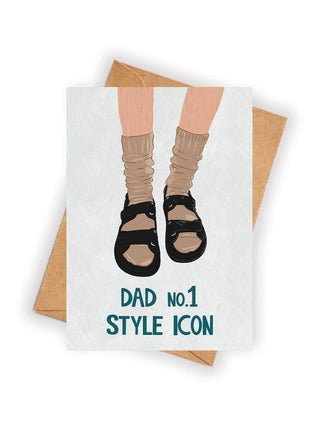 Dad No.1 Style Icon Card