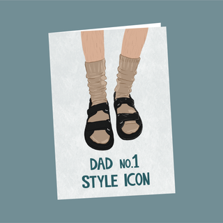 Dad No.1 Style Icon Card