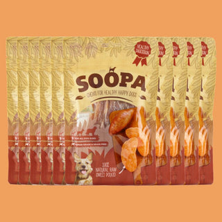 Natural Sweet Potato Dog Chews: Single Pack