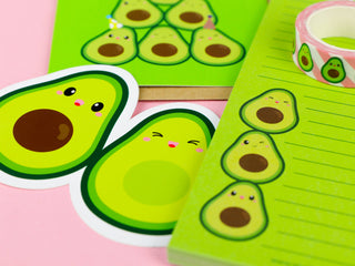 Avocado Holy Guacamole what a list! notepad to do list