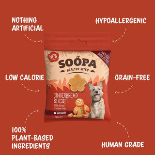 Gingerbread Biscuit Dog Treats: Single Pack