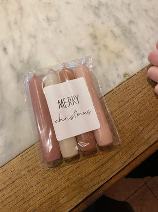 Christmas candle sticks