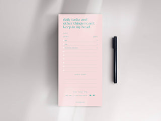 Notepad 'Things' pink