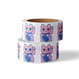 Washi Tape Lucky Cat Maneki Neko