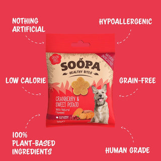 Cranberry & Sweet Potato Dog Treats: Single Pack