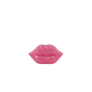 Ornament- Money Bank - Lip - Ceramics- Fluor Pink -15x8x8cm