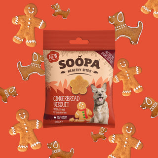 Gingerbread Biscuit Dog Treats: Single Pack