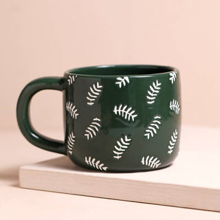 Ceramic Green Leafy Papa Mug